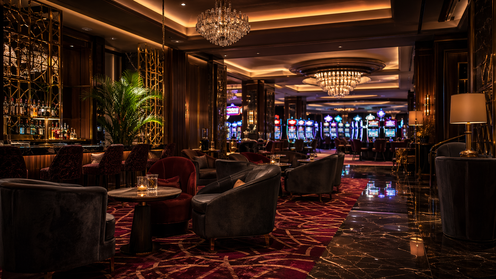 Elegante Casino-Atmosphäre als Symbolbild für Online-Casino Vergleich und Ratgeber